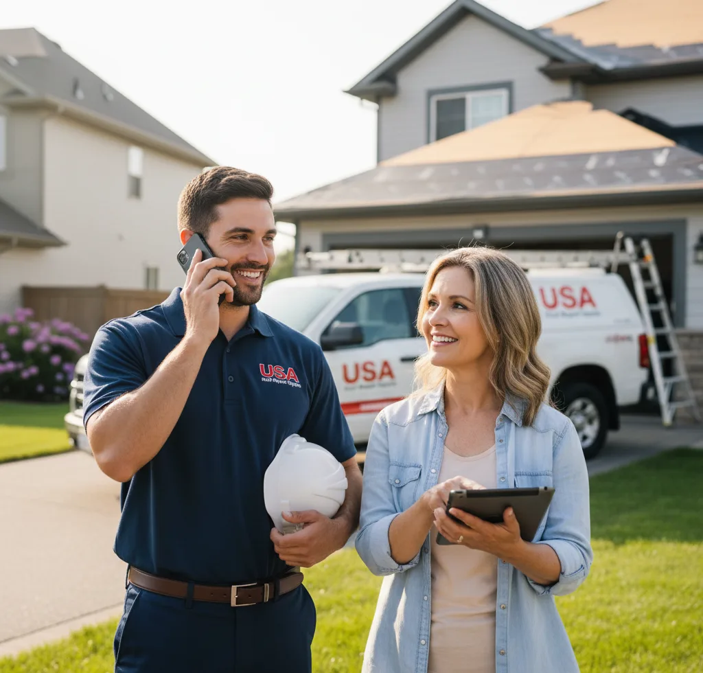 USA Roof Repair Experts customer support in Huntsville